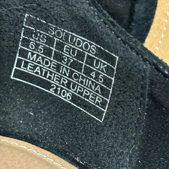 Soludos Gemma Heel in Black Suede Block Heel - Picture 9 of 10